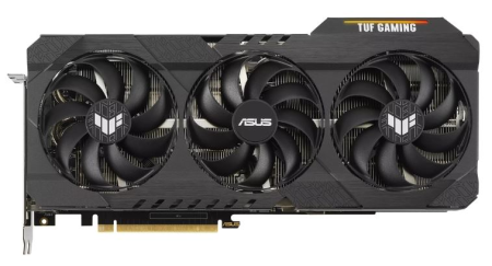 Видеокарта ASUS TUF-RTX3060TI-O8GD6X-GAMING//RTX3060TI HDMI*2 DP*3 8G D6X; 90YV0IL0-M0NA00