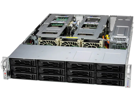 Сервер Supermicro SYS-621C-TN12R/ 2x4410Y/ 4x64Gb/ 1x1,92Tb NVMe/ 2x10Gb SFP+/ SFT-DCMS-SINGLE/ 4th config