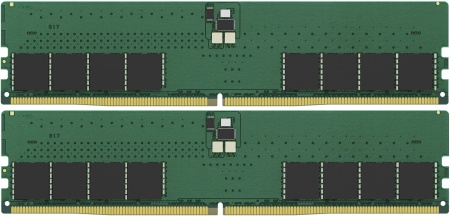 64GB Kingston DDR5 5200 DIMM KVR52U42BD8K2-64 Non-ECC , CL42, 1.1V, (Kit of 2) 2RX8 288-pin 16Gbit, RTL