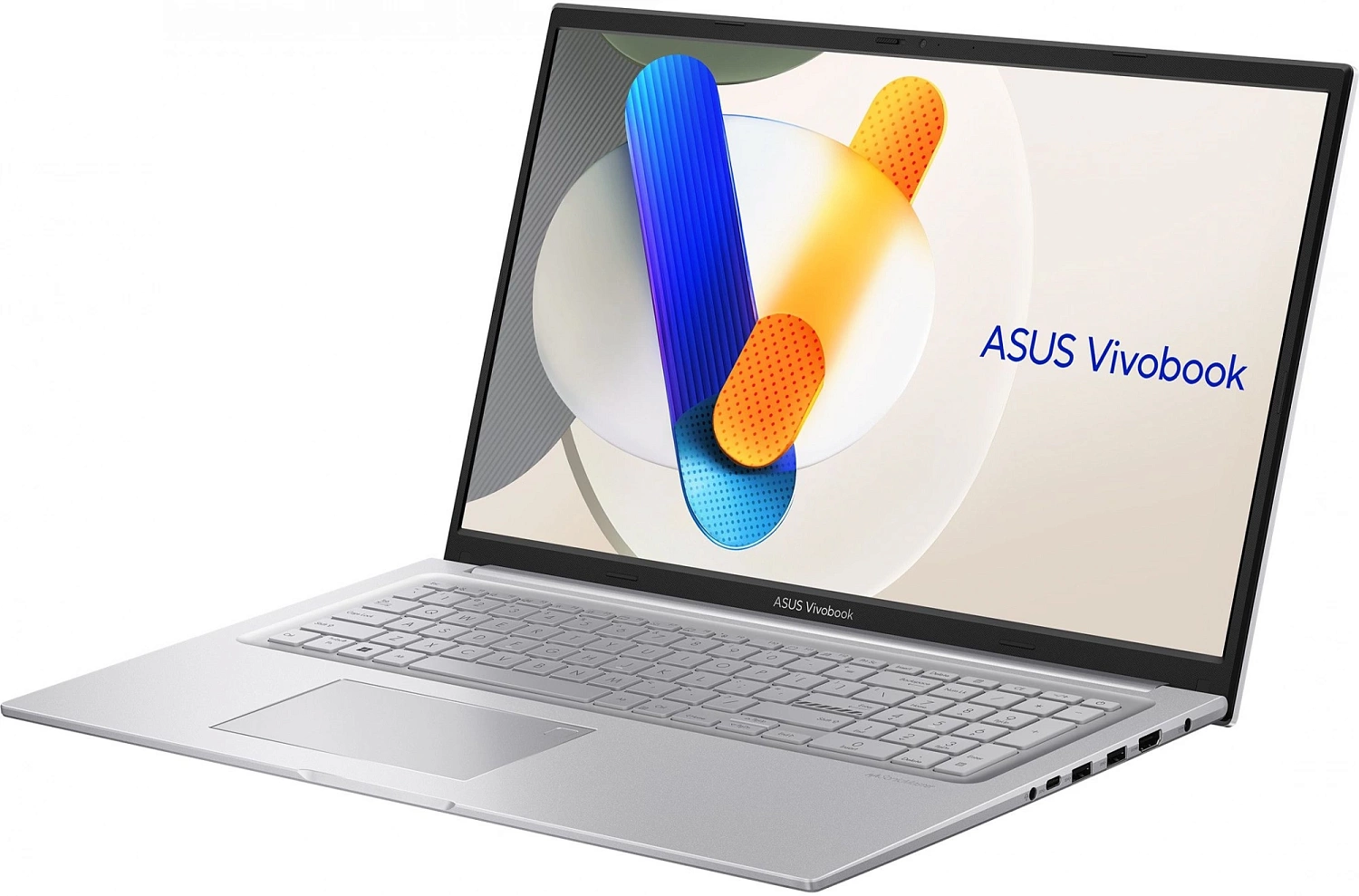 Ноутбук Asus Vivobook 17 X1704VA-AU893 Core i3 1315U 16Gb SSD512Gb Intel UHD Graphics 17.3" IPS FHD (1920x1080) без ОС silver WiFi BT Cam (90NB10V1-M00WW0)