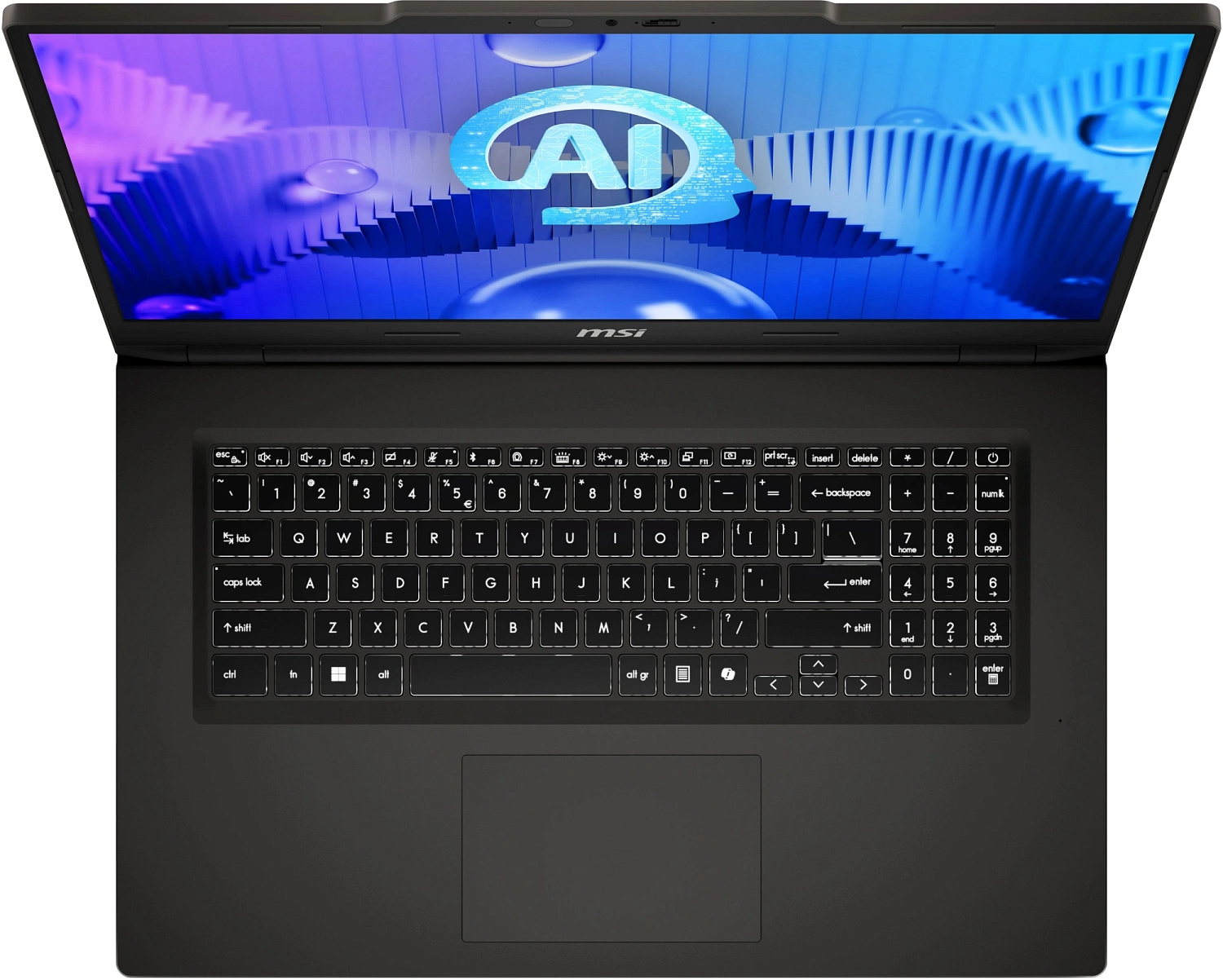 Ноутбук MSI Venture 17 AI A1MG-004XRU Intel Core Ultra 5 125H/16Gb/SSD512Gb/17.3"/IPS/FHD/144Hz/NoOS/Solid Gray (9S7-17U211-004)