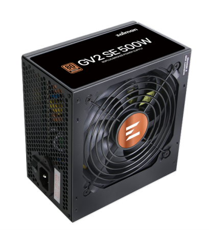 Блок питания Zalman ZM500-GV2SE, 500W, ATX12V v2.52, APFC, 12cm Fan, 80+ Bronze, Retail