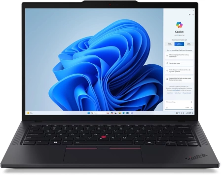 Ноутбук Lenovo ThinkPad T14 G5 Core Ultra 5 135U 16Gb SSD256Gb Intel UHD Graphics 14" IPS WUXGA (1920x1200) Windows 11 Professional 64 black WiFi BT Cam (21MMS99X0V)