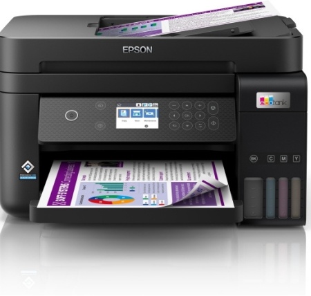 МФУ струйный Epson L6270 (C11CJ61507/C11CJ61407) A4 Duplex Net WiFi черный