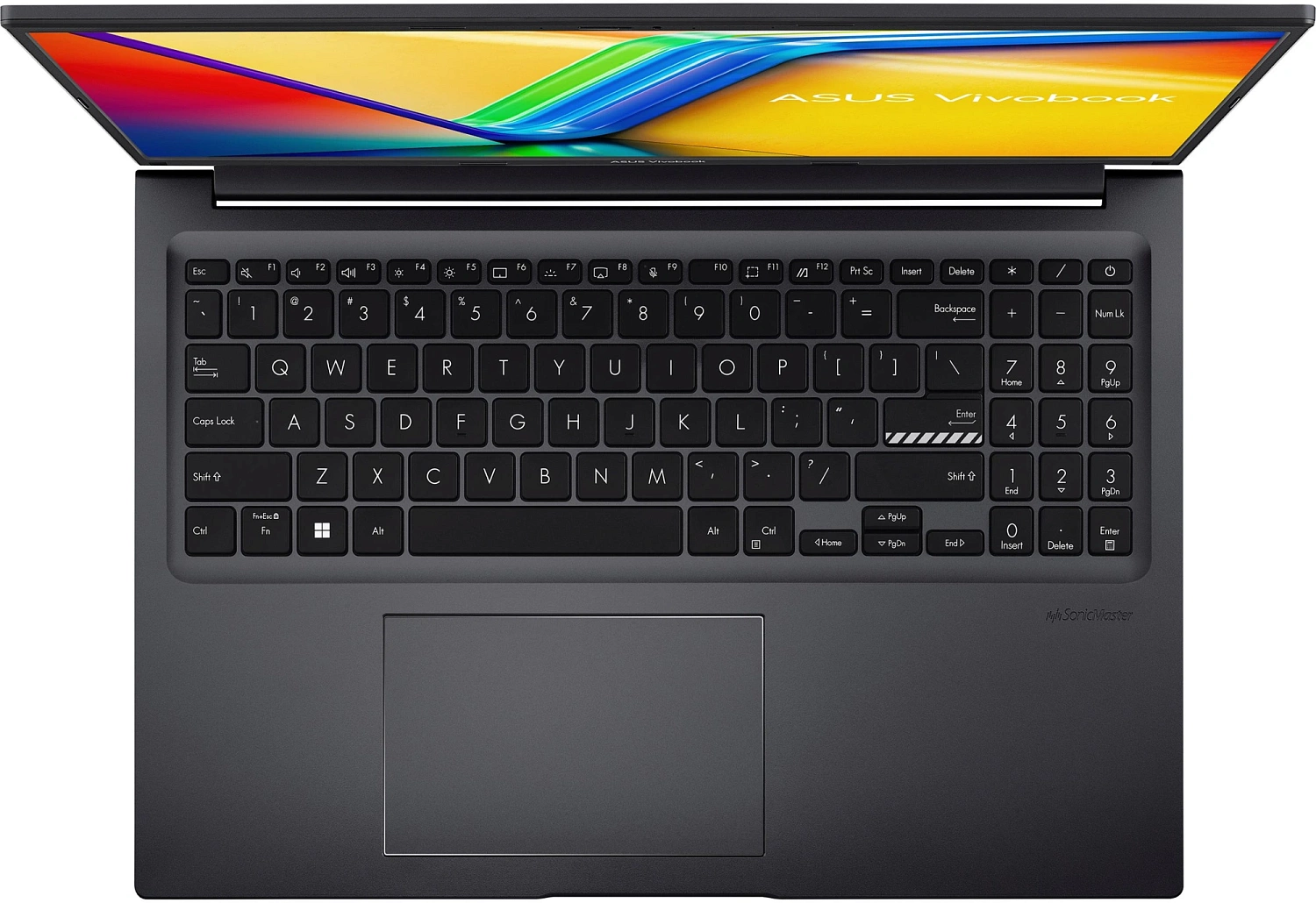 Ноутбук Asus VivoBook 16 X1605VA-MB2102 Core i7 13620H 16Gb SSD512Gb Intel Iris Xe graphics 16" IPS WUXGA (1920x1200) без ОС black WiFi BT Cam (90NB10N3-M02KV0)