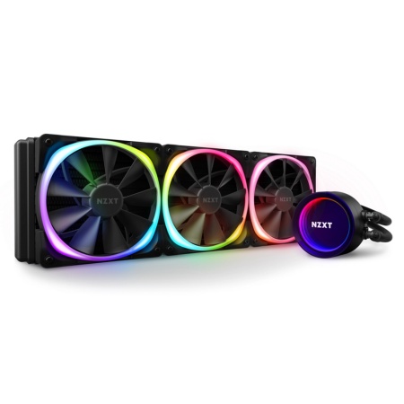 Kraken X73 RGB (1700 support) 360mm AIO Liquid Cooler with Aer RGB and RGB LED, RTL {8} (696451)