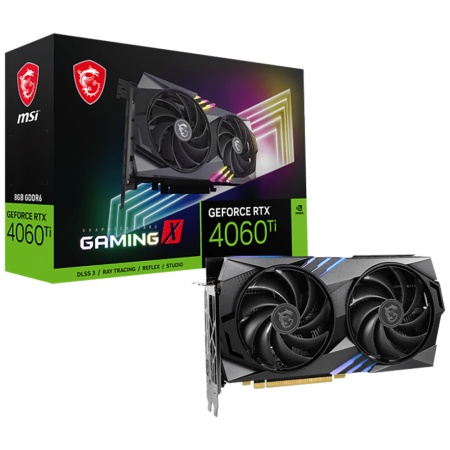 RTX4060Ti GAMING 8GB GDDR6 128-bit DPx3 HDMI 2FAN RTL