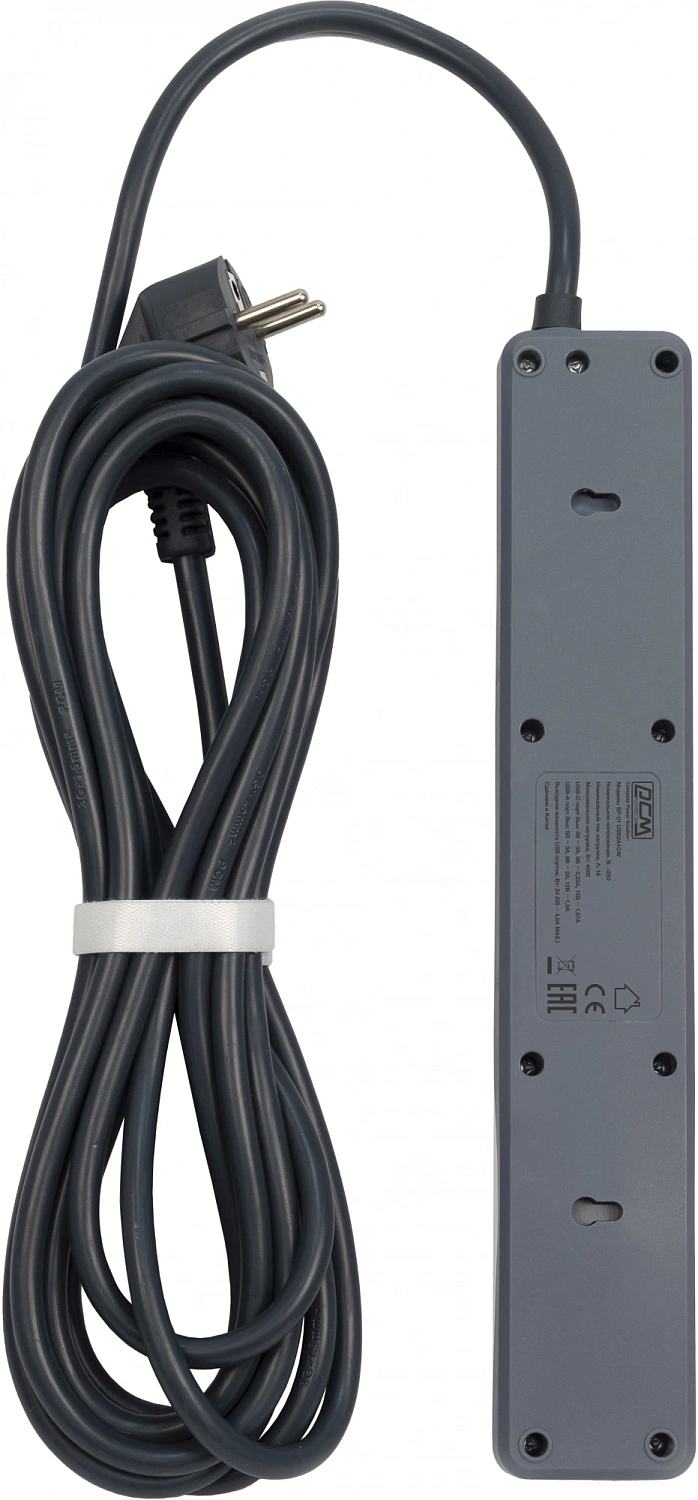 Сетевой фильтр Powercom SP-01 USB2A1CW 3,0М 3.0м (4 розетки) белый/серый (коробка) Сетевой фильтр Powercom SP-01 USB2A1CW 3,0М 3.0м (4 розетки) белый/серый (коробка)