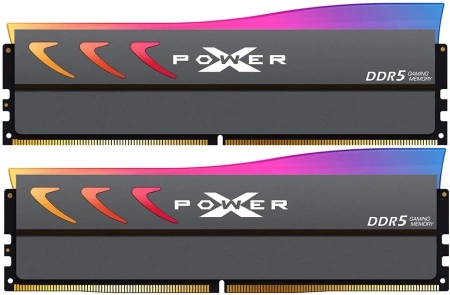 Память DDR5 2x16GB 6000MHz Silicon Power SP032GXLWU60AFDK Xpower Zenith RGB RTL PC5-48000 CL30 UDIMM 288-pin 1.35В kit single rank Ret