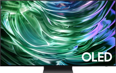 Телевизор OLED Samsung 77" QE77S90DAEXRU Series 9 черный титан 4K Ultra HD 120Hz DVB-T2 DVB-C DVB-S2 USB WiFi Smart TV (RUS)