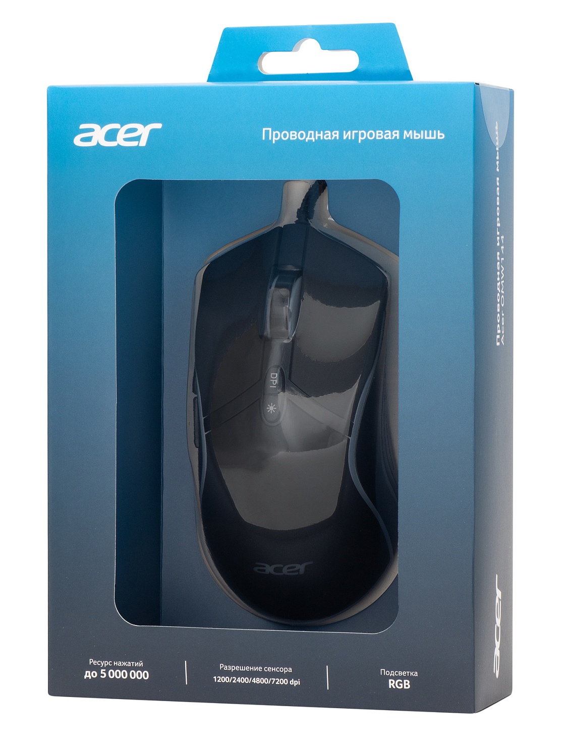 Мышь Acer OMW144 черный оптическая (3200dpi) USB (7but) Мышь Acer OMW144 черный оптическая (3200dpi) USB (7but)