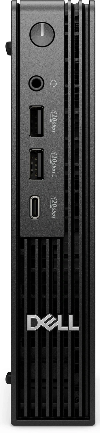 Неттоп Dell Pro Plus Micro Core Ultra 9 285 (2.5) 32Gb SSD1Tb Graphics Windows 11 Pro GbitEth WiFi BT 180W мышь клавиатура черный (DPMPLUS-9311)