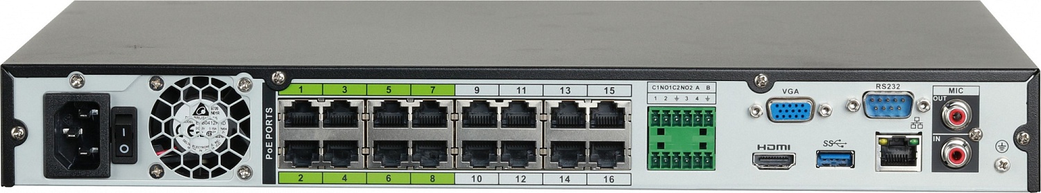 Видеорегистратор Dahua DHI-NVR5216-16P-I/L