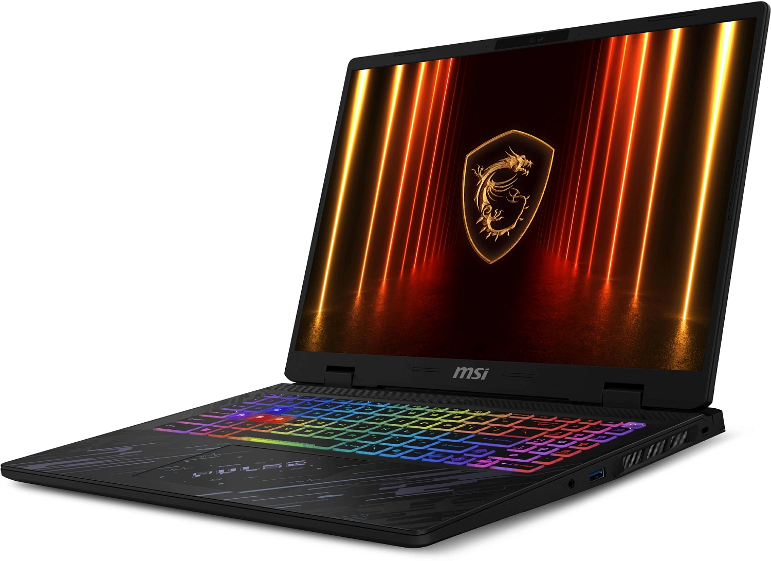 Ноутбук MSI Pulse A16 AI+ C3HWGKG-030XRU Ryzen AI 7 350 32Gb SSD1Tb NVIDIA GeForce RTX 5070 8Gb 16" IPS QHD+ (2560x1600) FreeDOS black WiFi BT Cam (9S7-15PK11-030)