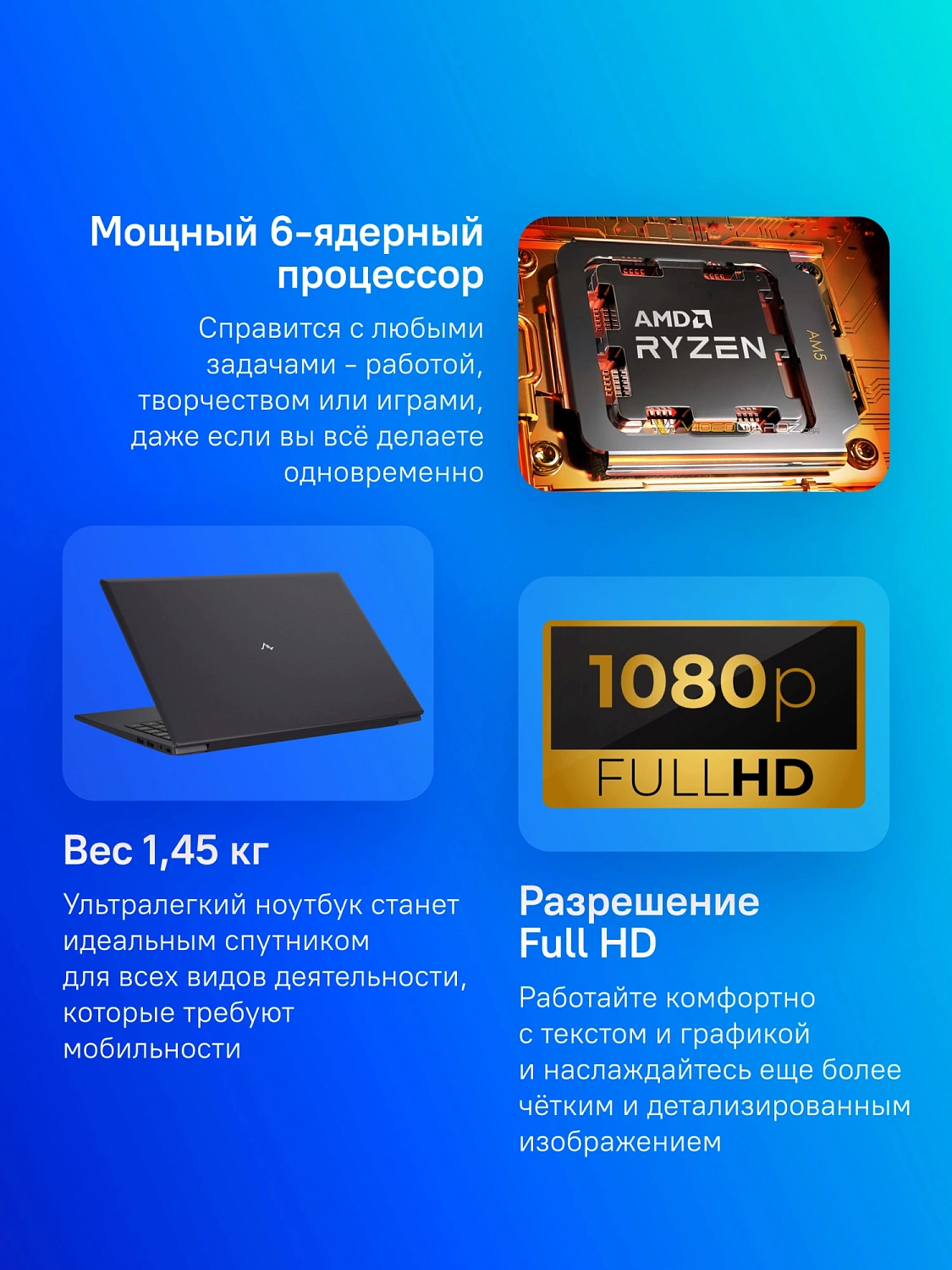 Ноутбук Maibenben S14A-R545UM Ryzen 5 Pro 4650U 8Gb SSD256Gb AMD Radeon 14" IPS FHD (1920x1080) Linux dk.blue WiFi BT Cam 5000mAh (S14A-R545UMA1SLURE0)