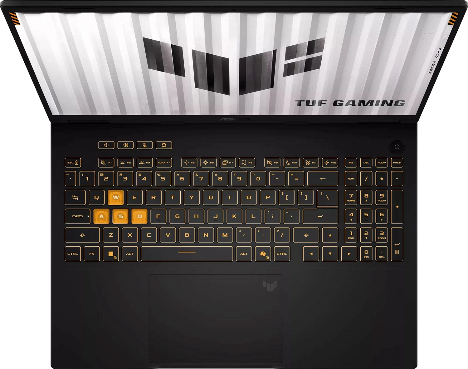 Ноутбук Asus TUF Gaming F16 FX610JH-TU073 Core i5 14450HX 16Gb SSD512Gb NVIDIA GeForce RTX5050 8Gb 16" IPS WUXGA (1920x1200) без ОС black WiFi BT Cam (90NR0QS1-M00470)