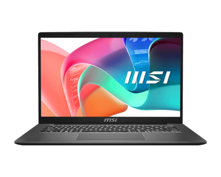 Ноутбук без сумки MSI Modern 14 F13MG Core i5-1334U 14" FHD (1920*1080),IPS,DDR4 16GB (8GB*2),512GB SSD,Iris Xe Graphics,backlight (White),Platinum Gray,45Whr,1.5kg,DOS