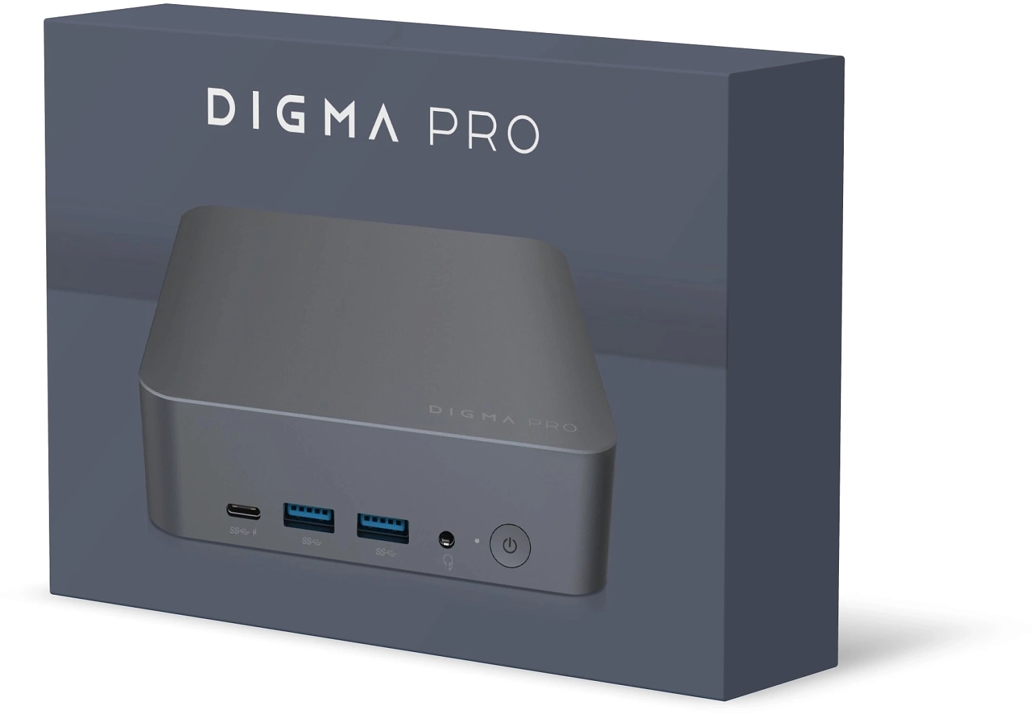 Неттоп Digma Pro Minimax X1 i5 12450H (1.2) 16Gb SSD512Gb UHDG Windows 11 Professional GbitEth WiFi BT 60W серый (DPP5-ADXW04)