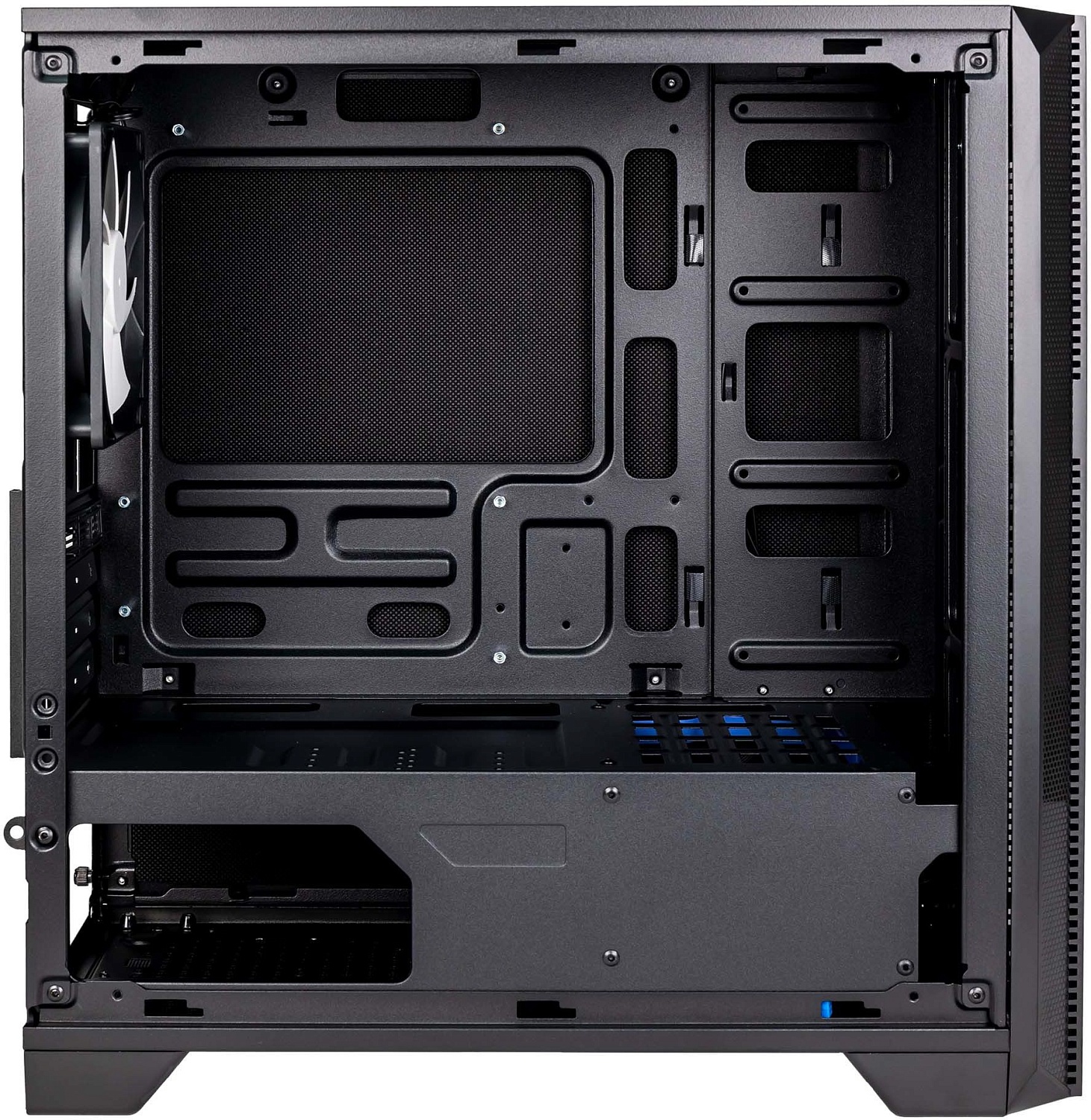 Корпус Hiper H606 черный без БП mATX 3x120mm 1xUSB2.0 1xUSB3.0 audio bott PSU