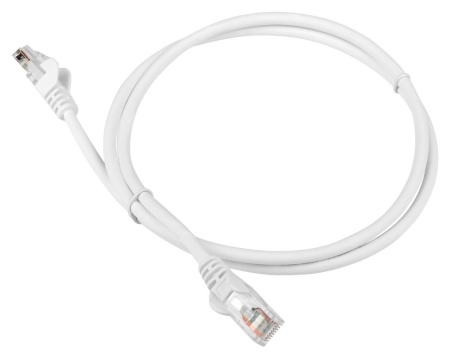 Патч-корд Lanmaster LAN-PC45/U5E-0.5-WH UTP RJ-45 вил.-вилка RJ-45 кат.5E 0.5м белый LSZH (уп.:1шт)