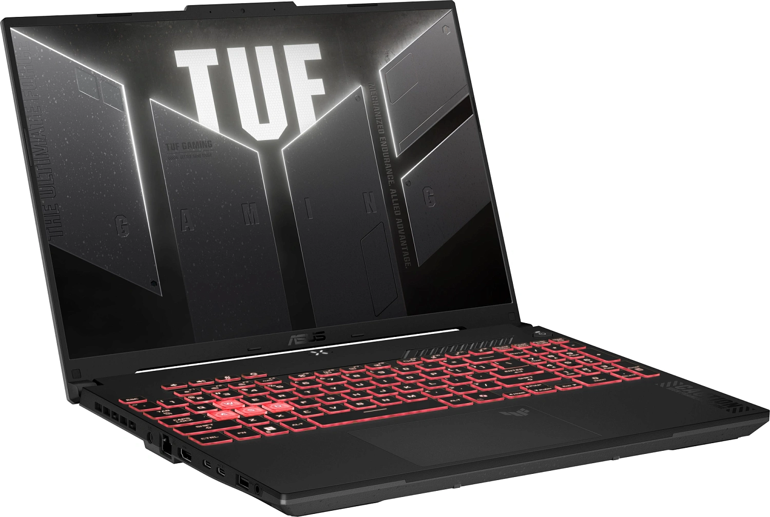Ноутбук Asus TUF Gaming A16 FA607NUG-RL161 Ryzen 7 7445HS 16Gb SSD512Gb NVIDIA GeForce RTX4050 6Gb 16" IPS WUXGA (1920x1200) без ОС grey WiFi BT Cam (90NR0MU3-M009R0)