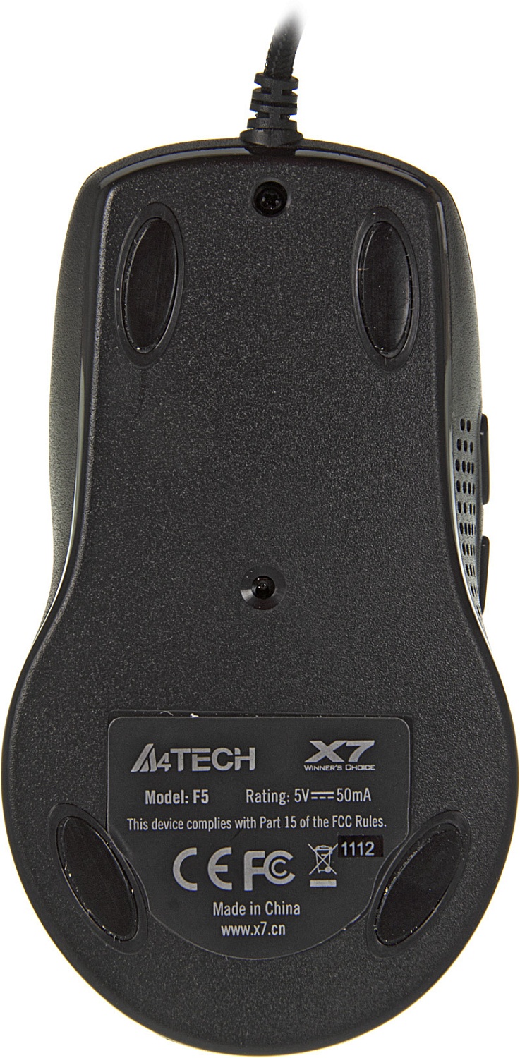 Мышь A4Tech V-Track F5 черный/рисунок оптическая (3000dpi) USB (6but) Мышь A4Tech V-Track F5 черный/рисунок оптическая (3000dpi) USB (6but)