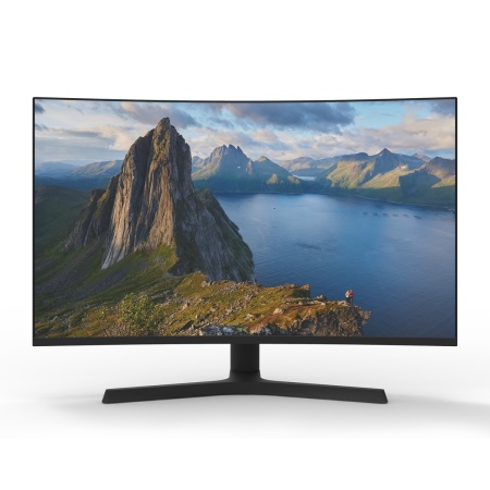 27" AIWA MD270G-Y Black (VA, 1920x1080, HDMI+HDMI+DP, 1 ms, 178°/178°, 250 cd/m, 4000:1, MM, 165Hz Curved, внешн. БП)