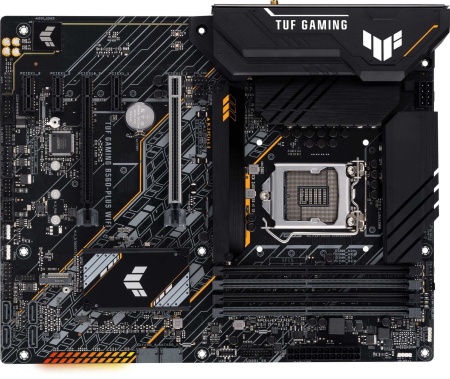 Материнская плата ASUS TUF GAMING B560-PLUS WIFI, LGA1200, B560, 4*DDR4, HDMI+DP, CrossFireX, 6 x SATA 6Gb/s, Audio, Gb LAN, USB 3.2*8, USB 2.0*4, COM*1 header (w/o cable), ATX ; 90MB1740-M0EAY0, 3 year