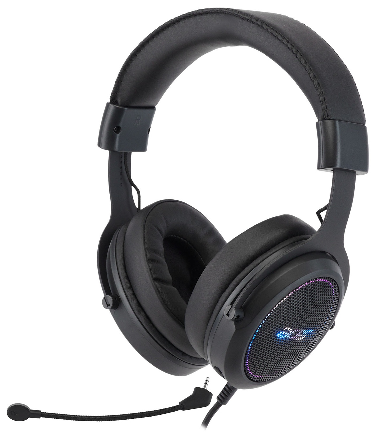 Наушники с микрофоном Acer AHW120 черный 2.1м мониторные USB оголовье (ZL.HDSCC.01C)