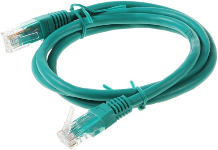 Патч-корд Premier PP6U-1M/G 10000Гбит/с UTP 4 пары cat6 CCA molded 1м зеленый RJ-45 (m)-RJ-45 (m)