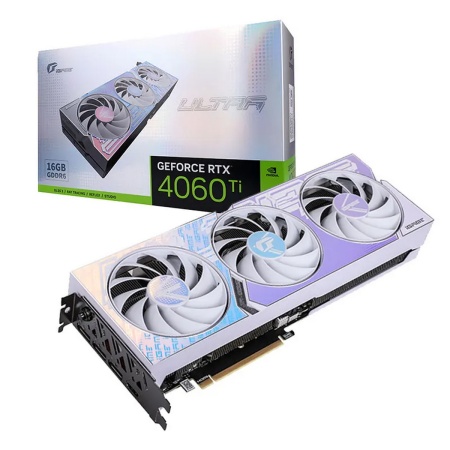 RTX4060Ti Ultra W OC 16GB-V 128-bit GDDR6 DPx3 HDMI 3FAN RTL