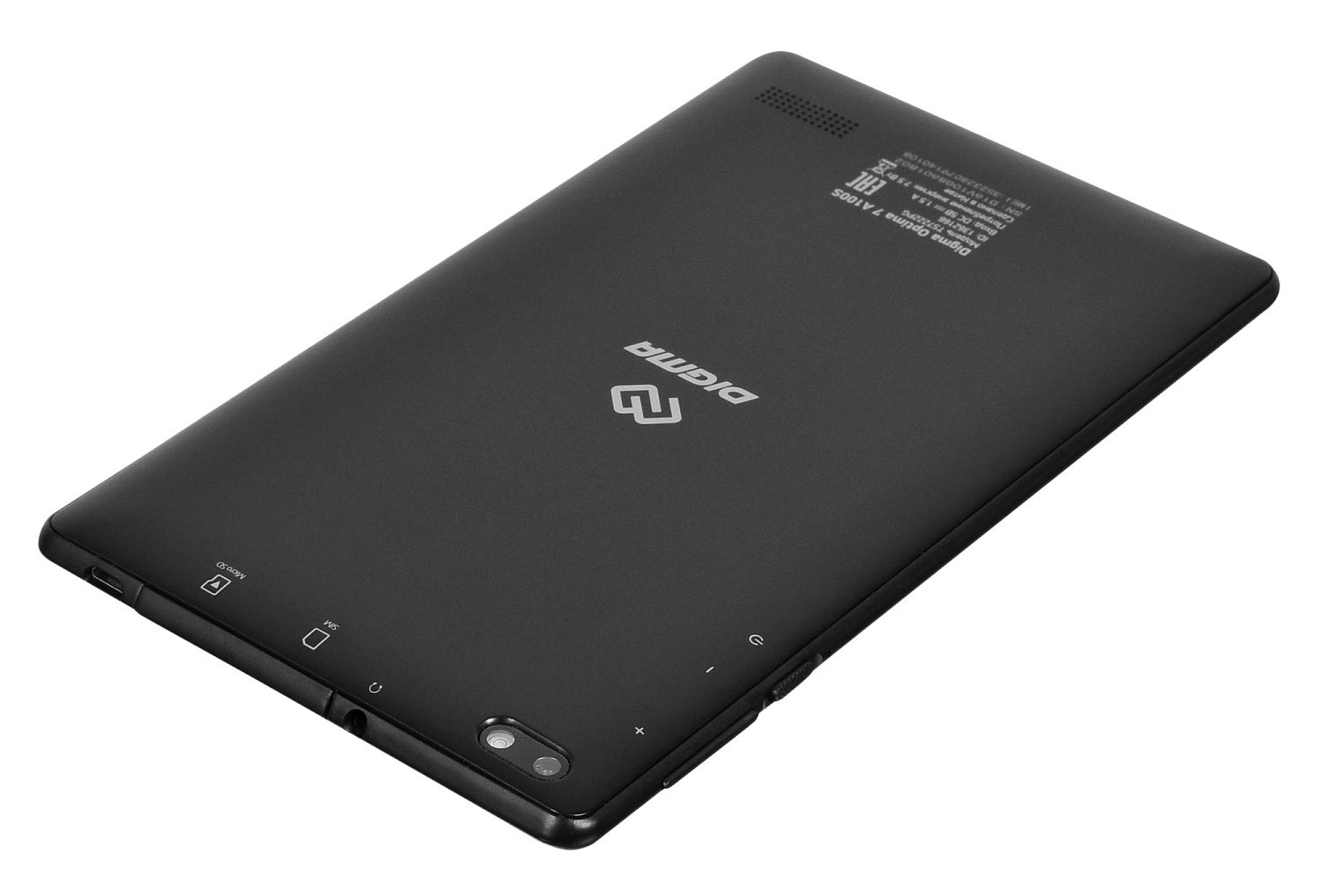 Планшет Digma Optima 7 A100S SC7731E (1.3) 4C RAM1Gb ROM16Gb 7" IPS 1024x600 3G Android 10.0 Go графит 2Mpix 0.3Mpix BT GPS WiFi Touch microSD 128Gb minUSB 2500mAh