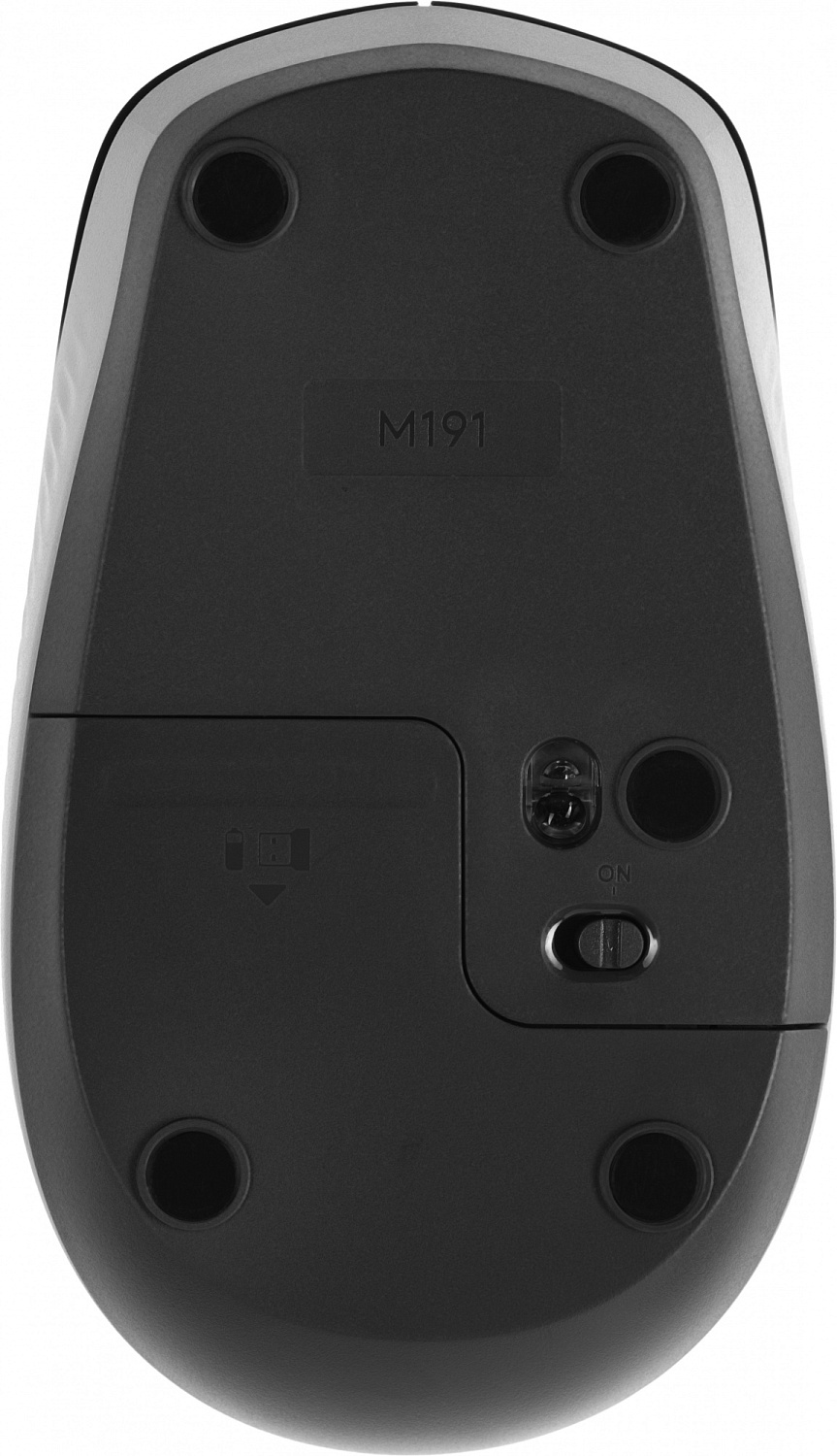 Мышь Logitech M191 серый/черный оптическая (1000dpi) беспроводная USB (2but) Мышь Logitech M191 серый/черный оптическая (1000dpi) беспроводная USB (2but)