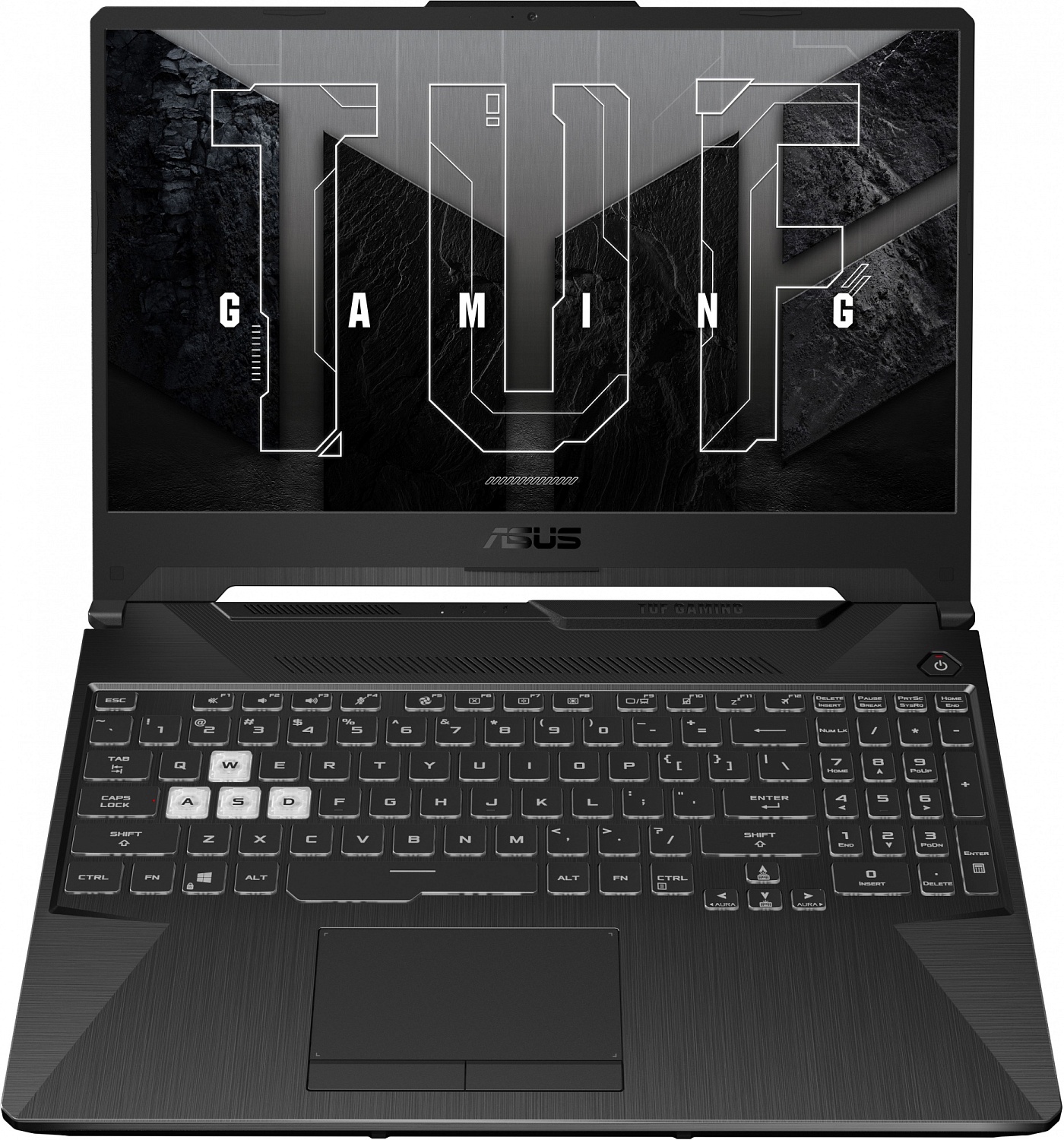 Ноутбук Asus TUF Gaming F15 FX506HC-HN011 Core i5 11400H 8Gb SSD512Gb NVIDIA GeForce RTX 3050 4Gb 15.6" IPS FHD (1920x1080) noOS black WiFi BT Cam (90NR0724-M01890)
