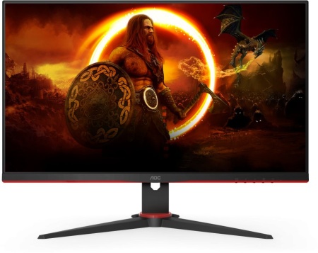 Монитор AOC 23.8" Gaming 24G2ZE черный/красный IPS LED 0.5ms 16:9 HDMI матовая 350cd 178гр/178гр 1920x1080 240Hz FreeSync Premium DP FHD 4.42кг