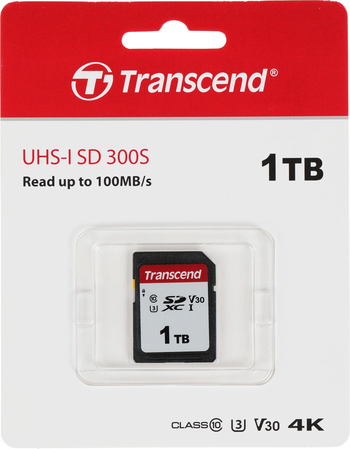 Флеш карта SDXC Transcend 1TB TS1TSDC300S 300S w/o adapter