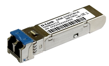 Sfp модуль D-Link SFP Transceiver, 1000Base-LX, Duplex LC, 1310nm, Single-mode, 10KM