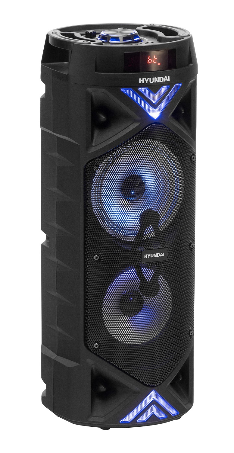 Минисистема Hyundai H-MC180 черный 80Вт FM USB BT SD/MMC Минисистема Hyundai H-MC180 черный 80Вт FM USB BT SD/MMC