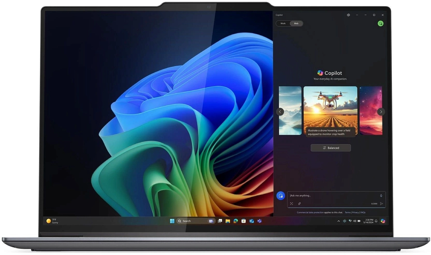 Ноутбук Lenovo ThinkPad X9-14 G1 Aura Core Ultra 7 258V 32Gb SSD1Tb Intel Arc 140V 14" OLED WUXGA (1920x1200) Windows 11 Pro grey WiFi BT Cam (21QA002CGQ)