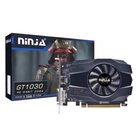 Ninja GT1030 PCIE (384SP) 4GB 64BIT GDDR4 (DVI/HDMI) 4GB 64BIT GDDR4 (DVI/HDMI)