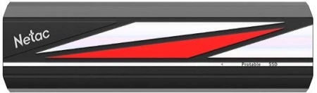 Ssd накопитель Netac ZX20L 256GB USB 3.2 Gen 2 Type-C External SSD, R/W up to 2000MB/1800MB/s, with USB C to A cable and 20Gbps USB C to C cable, 5Y wty