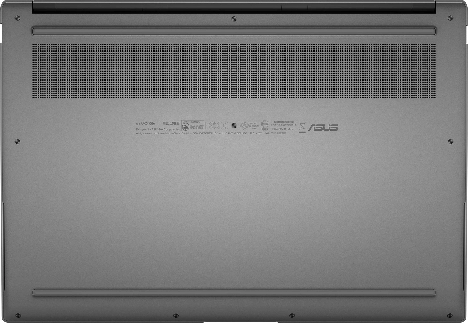 Ноутбук Asus Zenbook S14 UM5406GA-SW312W Ryzen AI 7 445 24Gb SSD1Tb AMD Radeon 14" OLED WQXGA+ (2880x1800) Windows 11 grey WiFi BT Cam Bag (90NB17G3-M00CE0)