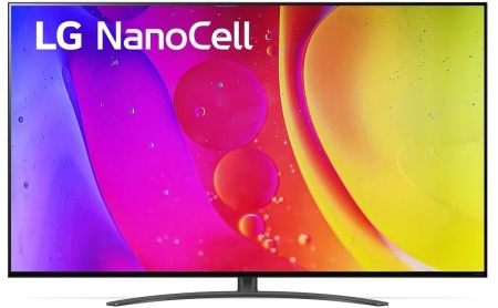 Телевизор LED LG 50" 50NANO826QB.ARUB темно-серый 4K Ultra HD 60Hz DVB-T DVB-T2 DVB-C DVB-S DVB-S2 USB WiFi Smart TV