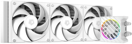 Система водяного охлаждения ID-Cooling DASHFLOW 360 XT LITE WHITE Soc-AM5/AM4/1151/1200/2066/1700 4-pin 16-34dB Al+Cu 350W Ret