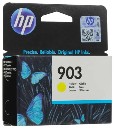 Картридж струйный HP 903 T6L95AE желтый (315стр.) для HP OJP 6950/6960/6970