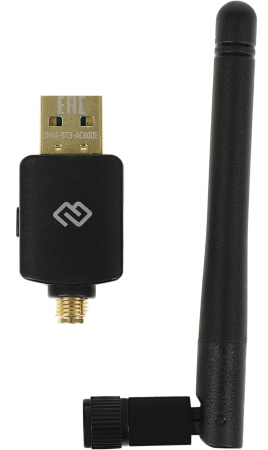 Сетевой адаптер WiFi + Bluetooth Digma DWA-BT5-AC600E AC600 USB 2.0 (ант.внеш.съем) 1ант. (упак.:1шт)