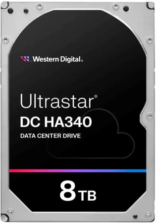 Жесткий диск WD SATA-III 8TB WUS721208BLE604 Ultrastar DC HC340 512E (7200rpm) 256Mb 3.5"