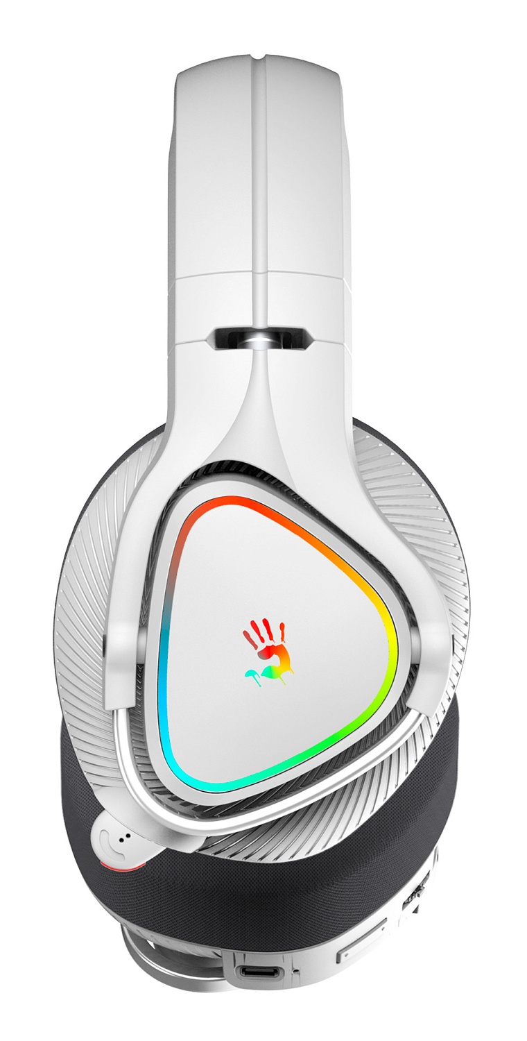 Наушники с микрофоном A4Tech Bloody MR710 серый 1.5м мониторные BT/Radio оголовье (MR710 GREY)