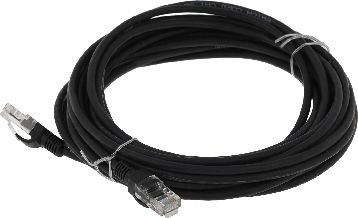 Патч-корд NTSS NTSS-PC-UTP-RJ45-5e-7.0-LSZH-BL NTSS-PC-UTP-RJ45-5E-7.0-LSZH UTP RJ-45 вил.-вилка RJ-45 кат.5E 7м черный LSZH (уп.:1шт) 26AWG