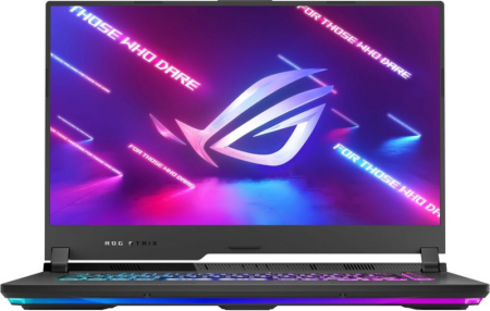 Ноутбук ROG Strix G15 G513RM-HF187  AMD Ryzen 7 6800H/16Gb/1TB SSD/15.6" 1920x1080 IPS 300Ghz/ GeForce RTX 3060 6Gb/WiFi/BT/Cam/RUS/EN Keyboard /DOS/2.3Kg/Eclipse Gray//RU_EN_Keyboard